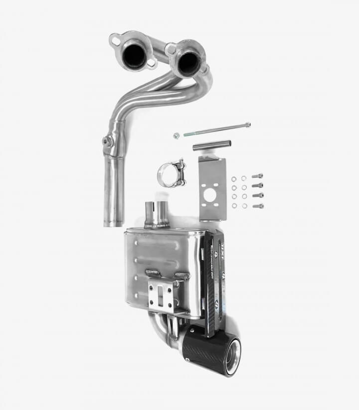 Escape Ixil SX1 para Kawasaki Z650, Ninja 650 del 2017-19 color Acero