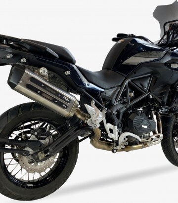 Ixil MXT exhaust for Benelli TRK 502 X (2018 - 2021) color Steel