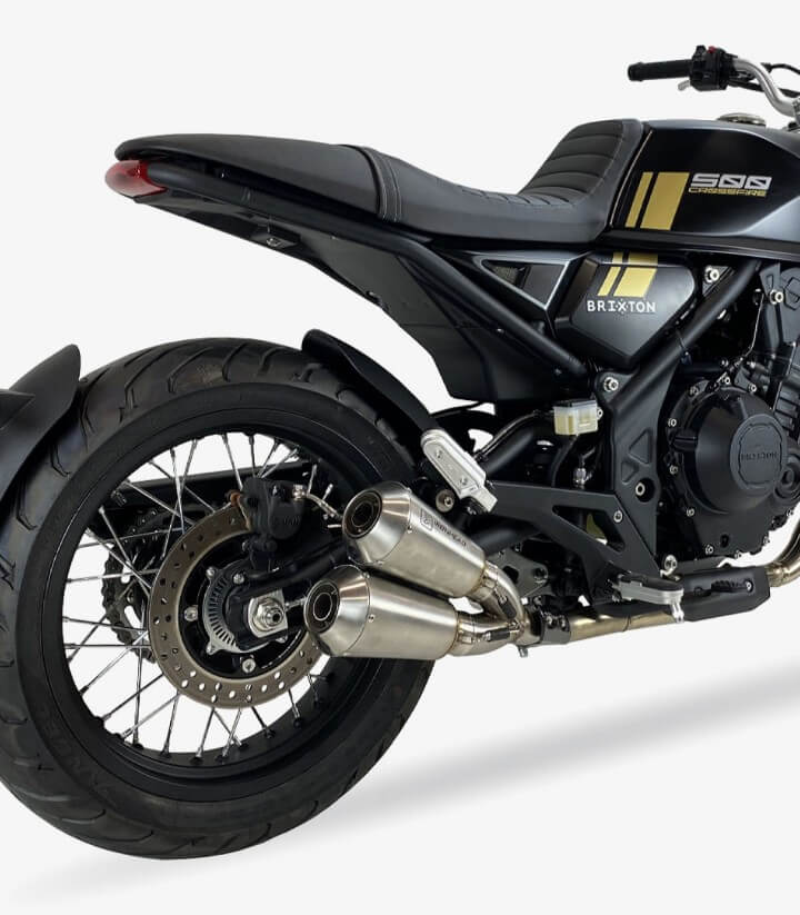 Escape Ironhead OVC13 para Brixton Crossfire 500 X color Acero