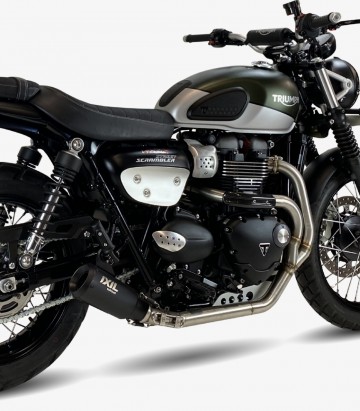 Escape Ixil RB para Triumph Street Scrambler 900 (2017 - 2022) color Negro