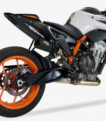 Ixil RB exhaust for KTM 890 Duke R (2020 - 2021), Duke 790 (2018 - 2020) color Black