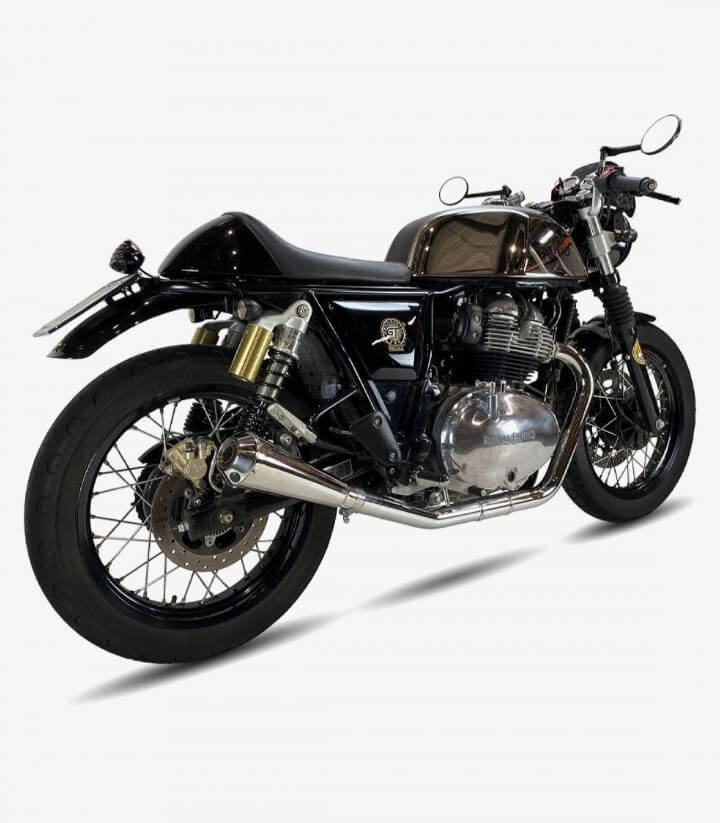 Escape Ironhead OVC11SSS para Royal Enfield Continental GT 650 color Acero