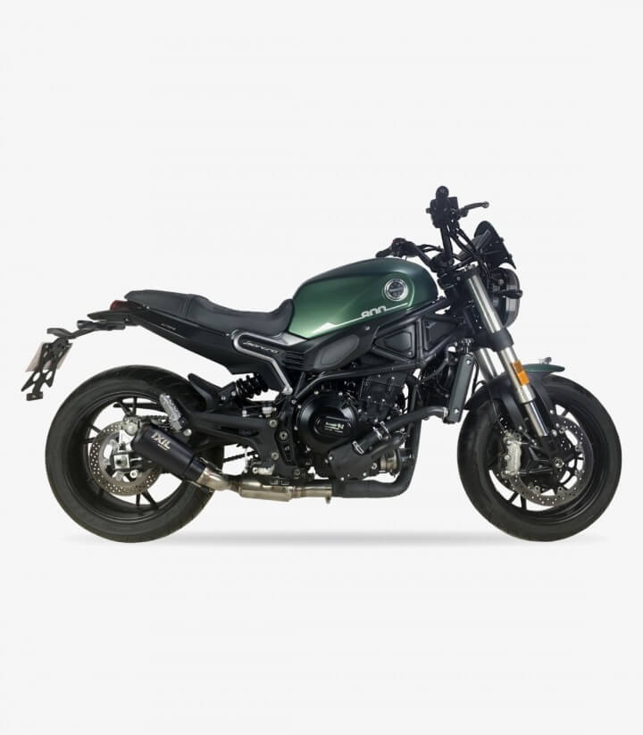 Escape Ixil RB para Benelli Leoncino 800 color Negro