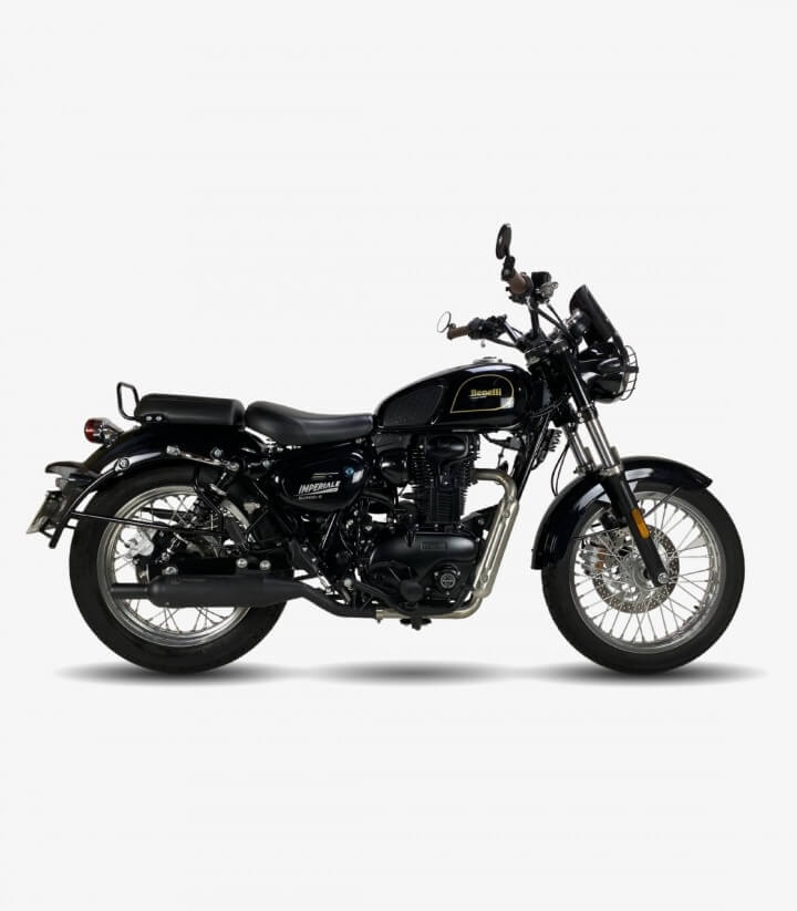Ironhead HC1-3S exhaust for Benelli Imperiale 400 color Steel