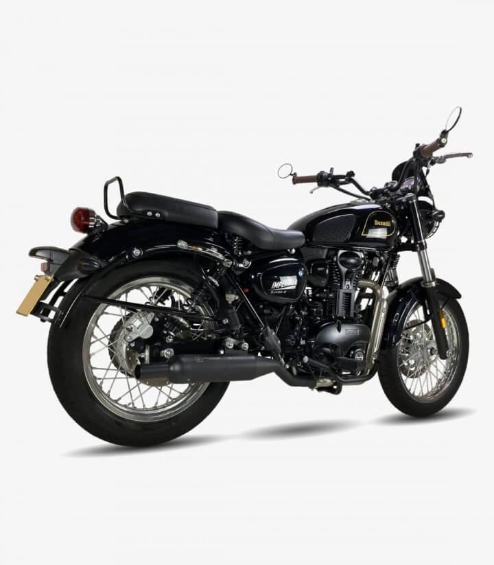 Ironhead HC1-3S exhaust for Benelli Imperiale 400 color Steel