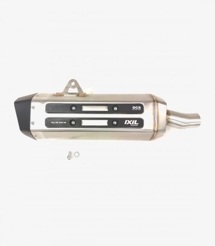 Ixil MXT exhaust for Benelli TRK 502 X (2018 - 2021) color Steel