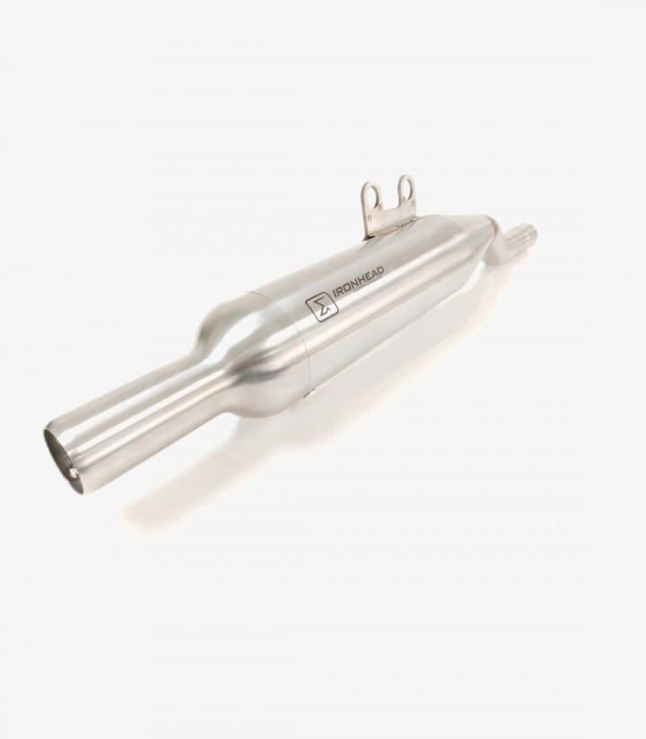 Ironhead HC1-3S exhaust for Benelli Imperiale 400 color Steel