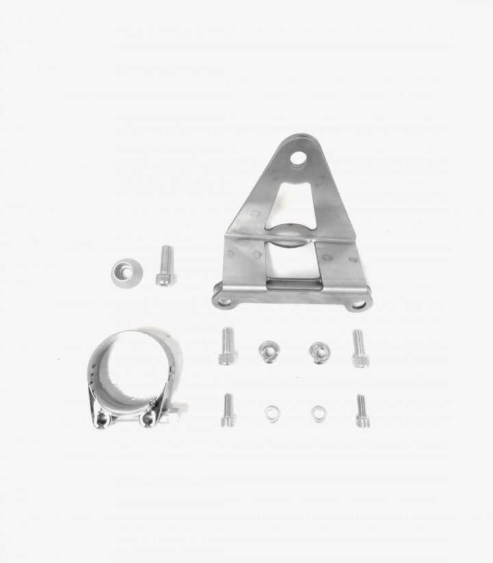 Ixil MXT exhaust for Honda CRF 1100 L Africa Twin (2020 - 2021) color Steel