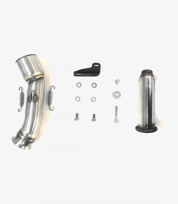 Ixil RB exhaust for KTM Duke - RC 125 (2017 - 2020), Duke - RC 390 (2017 - 2020) color Black