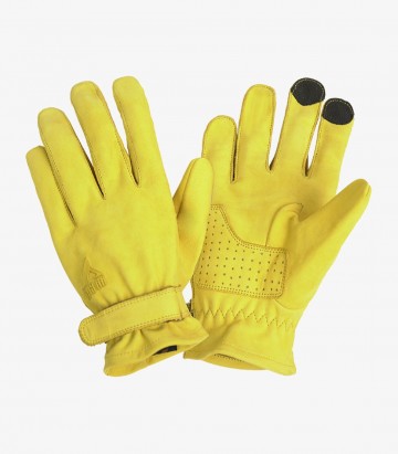 Guantes Texas de By City de verano de hombre color amarillo