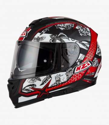 NZI Eurus 2 Komet Black&Red Matt Full Face Helmet