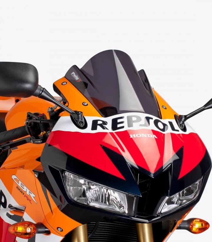 Honda CBR600RR Puig Racing Dark Smoked Windshield 6478F