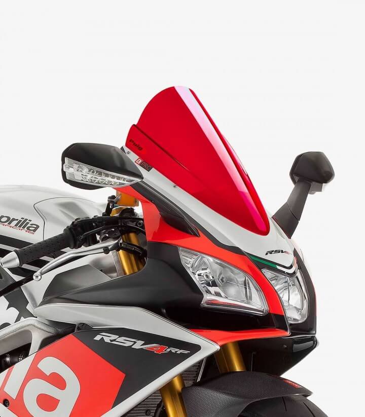 Aprilia RSV4 RF/RR Puig Racing Red Windshield 7614R