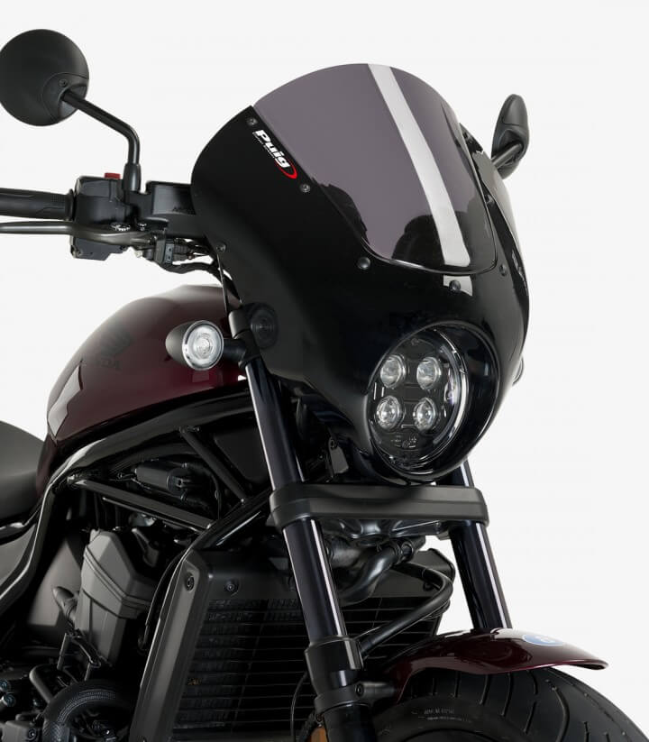 Semicarenado Puig Dark Night Honda CMX 1100 Rebel Ahumado 21104H