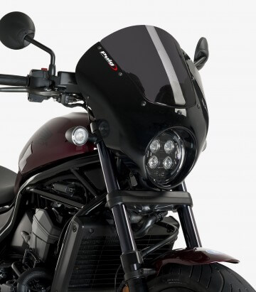 Semicarenado Puig Dark Night Honda CMX 1100 Rebel Ahumado Oscuro 21104F