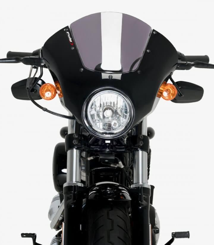 Semicarenado Puig Dark Night Harley Davidson Sportster 1200 Forty-Eight XL1200X/XS Ahumado 21098H