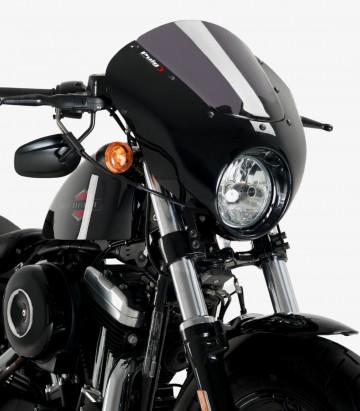 Semicarenado Puig Dark Night Harley Davidson Sportster 1200 Forty-Eight XL1200X/XS Ahumado Oscuro 21098F