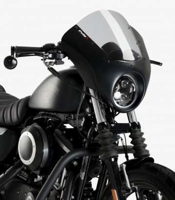 Semicarenado Puig Dark Night Harley Davidson Sportster Iron 1200 / 883 Ahumado 21097H