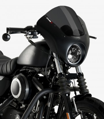 Semicarenado Puig Dark Night Harley Davidson Sportster Iron 1200 / 883 Ahumado Oscuro 21097F