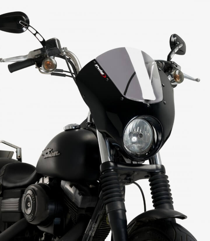 Semicarenado Puig Dark Night Harley Davidson Dyna Street Bob FXDB/I Ahumado 21095H