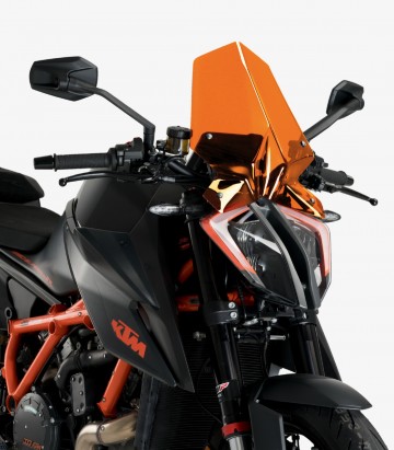 KTM 1290 Superduke R / R EVO Puig Naked Touring Orange Windshield 20461T