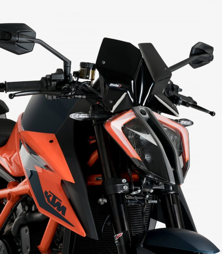 KTM 1290 Superduke R / R EVO Puig Naked Sport Black Windshield 20425N
