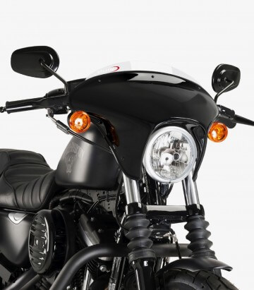 Harley Davidson Sportster Iron XL883N Puig Batwing SML Sport Transparent Windscreen 21053W