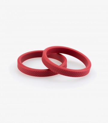 Puig Red rubber rims set 3667R for Vintage frame sliders