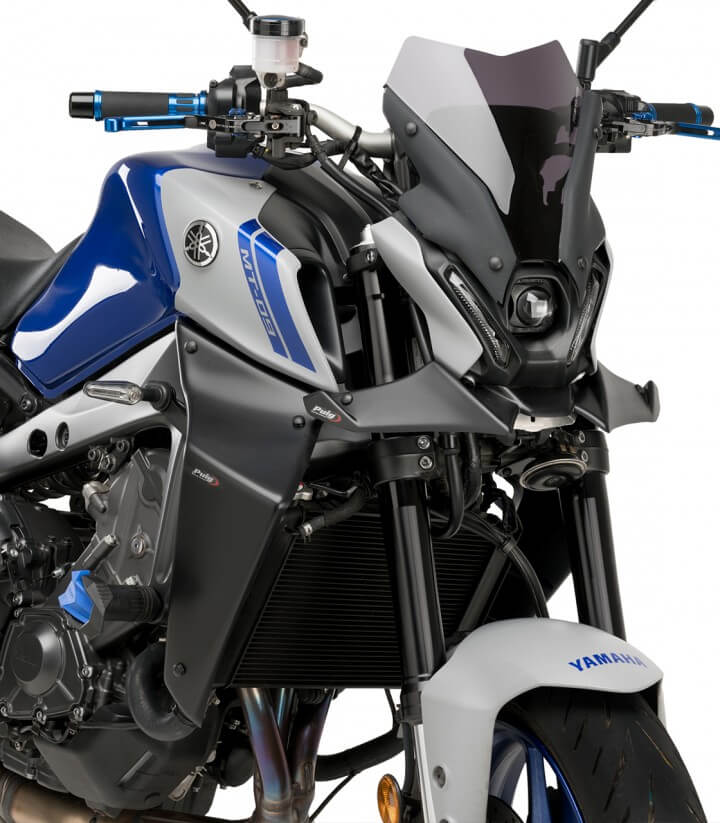 Puig Naked side winglets 20647N Yamaha MT-09 (21-23) Black 20647N