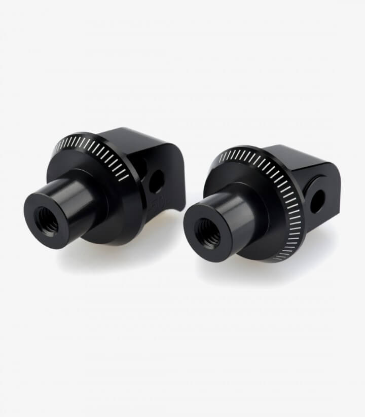 Puig passenger side footrest adapters set 9541N for Kymco AK550 (2017 - 2022)
