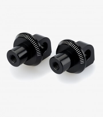 Puig pilot and passenger side footrest adapters set 9997N for Harley Davidson Sportster 883 Iron (2009 - 2020)