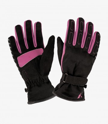 Guantes Portland II de By City de invierno de mujer color rosa