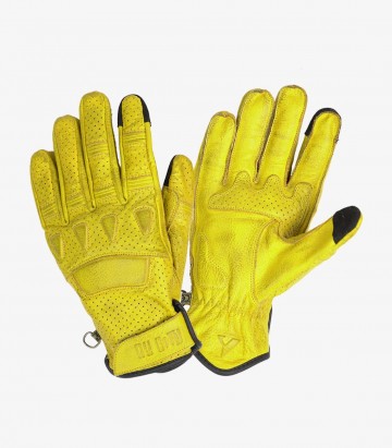 Guantes Pilot II de By City de verano de hombre color amarillo
