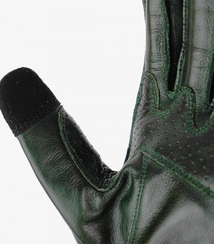 Guantes Pilot II de By City de verano de hombre color verde
