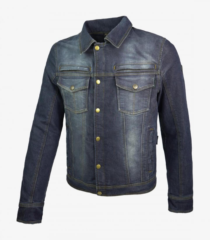 Chaqueta de verano para hombre By City Kansas azul 4000170