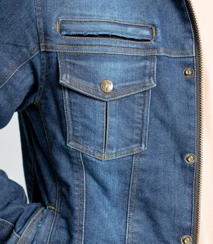 Chaqueta de verano para hombre By City Kansas azul 4000170