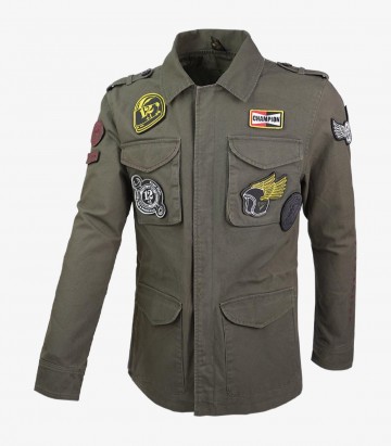 Chaqueta de verano para hombre By City Country 12+1 verde 4000173