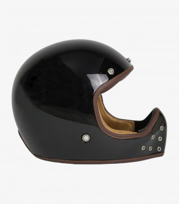 By City The Rock Black shiny full face helmet