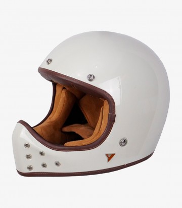 By City The Rock white bone full face helmet