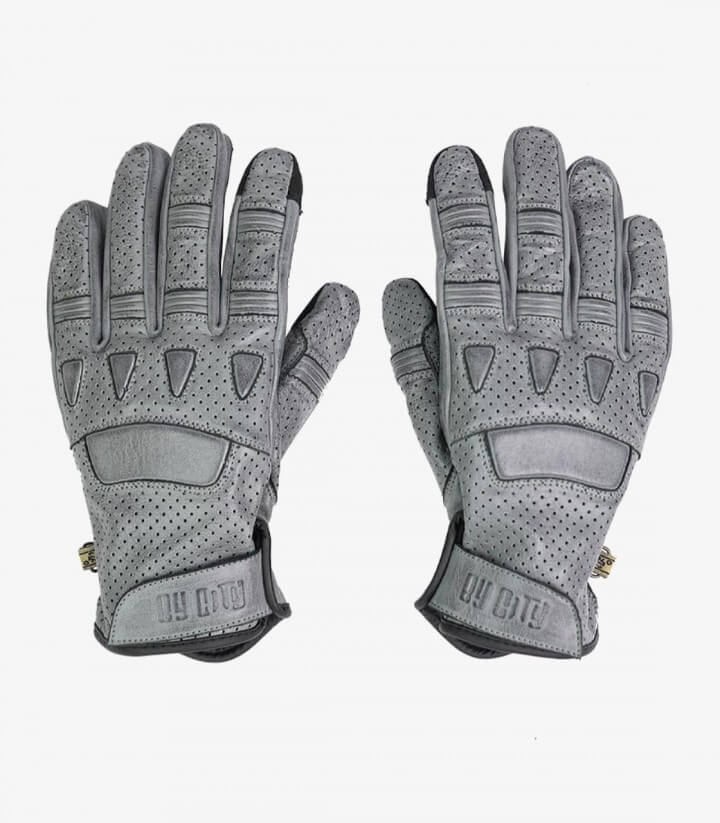 Guantes Pilot II de By City de verano de hombre color gris