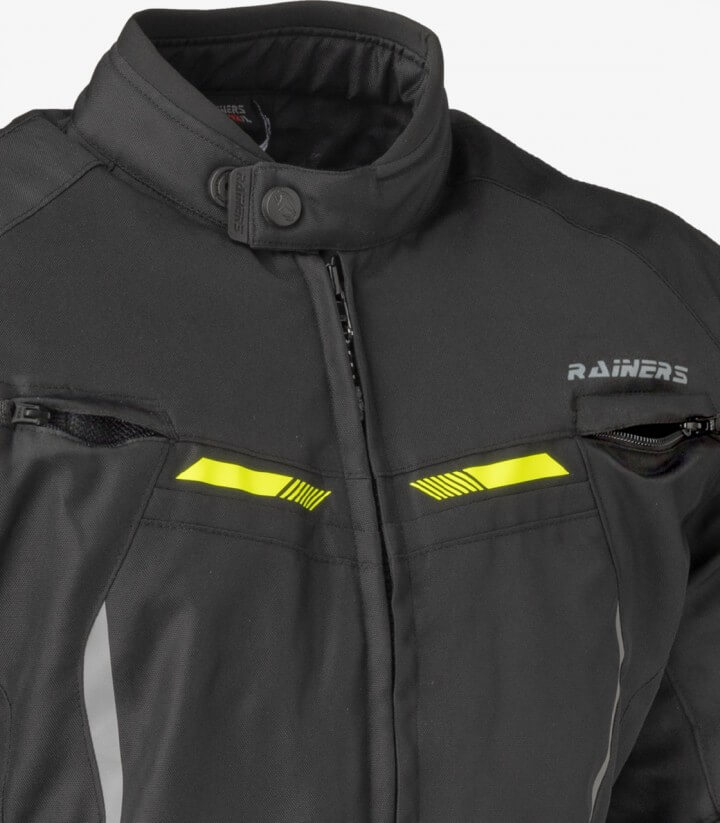 Chaqueta de invierno unisex Jarama plus color negro y fluor de Rainers