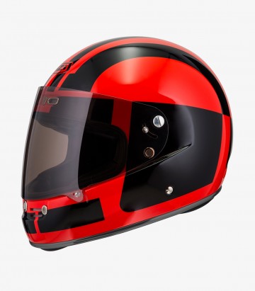 NZI Street Track 4 Comando Fluo Red Full Face Helmet 050401A146