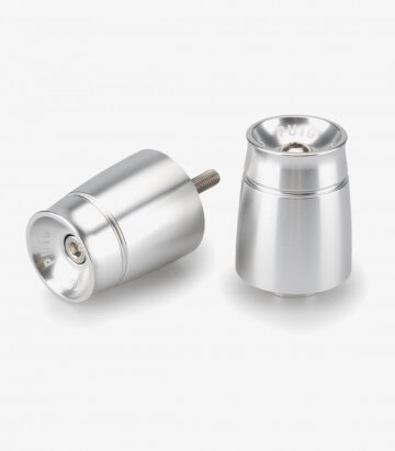 Puig Sport Bar Ends in Silver for Aprilia RS 660