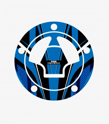 Puig Radikal Blue Tank Cap Protector 6312A for varios modelos de Kawasaki