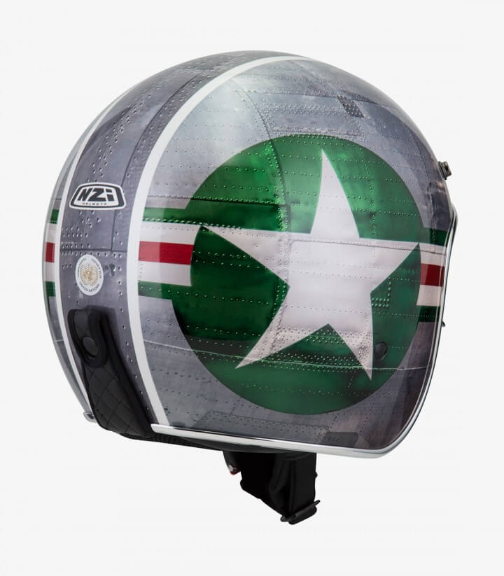NZI Rolling 3 Italian Aeronautic Open Face Helmet 050369A165