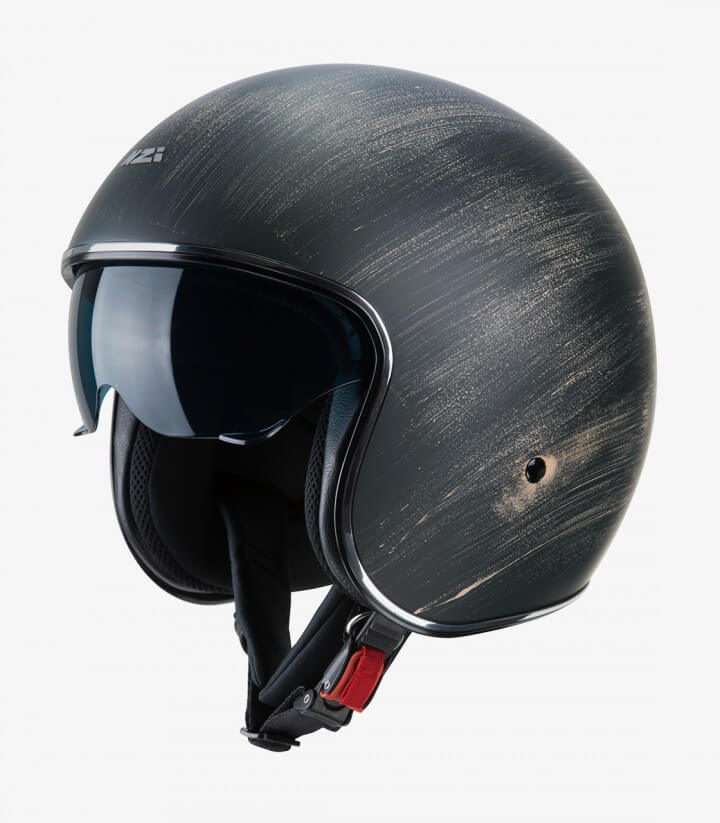 Casco Jet NZI Rolling 3 Negro Óxido Mate 050369A138