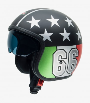 NZI Rolling 3 Matt Italomade Open Face Helmet 050369A021
