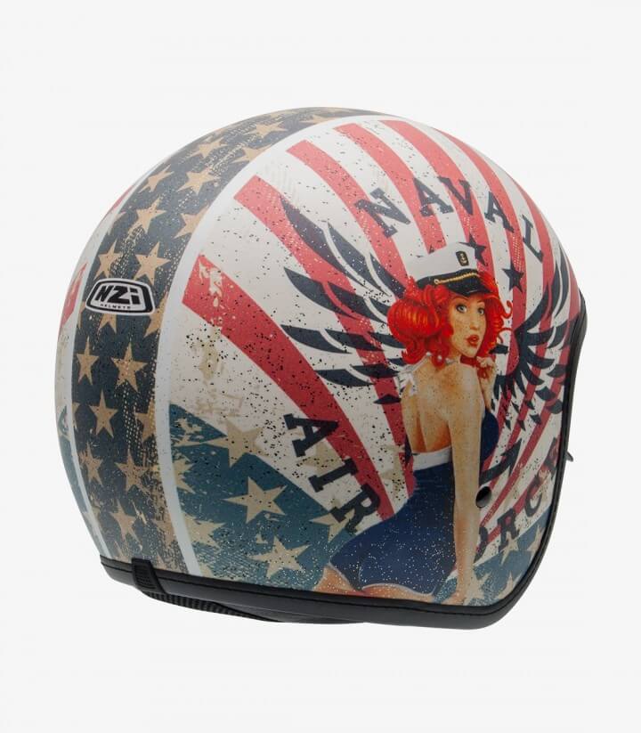 NZI Rolling 3 Matt Naval Open Face Helmet 050369A023