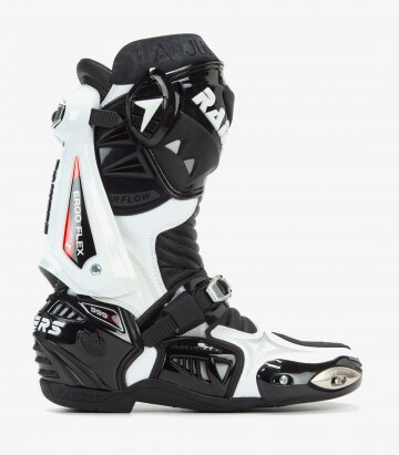 Botas de moto unisex Rainers 999 blanco y negro 999BN