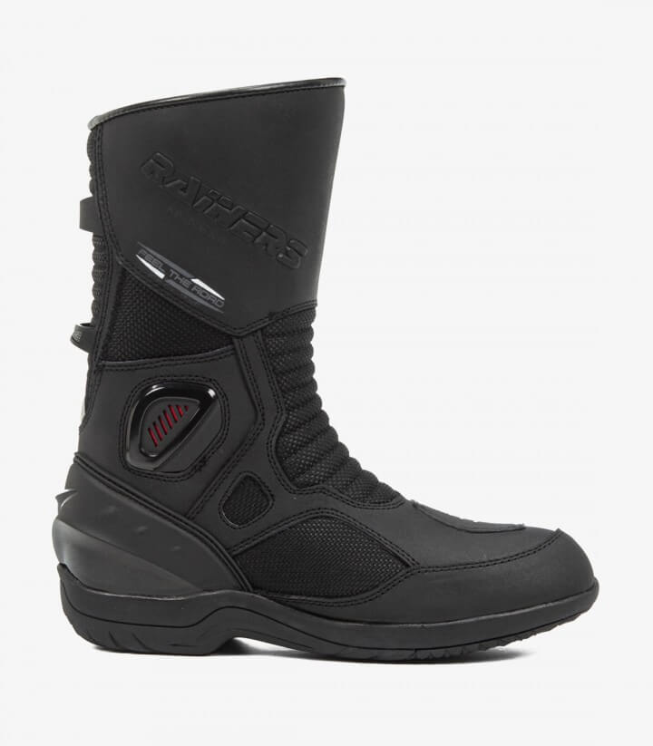 Botas de moto unisex Rainers S-93 negro S93N